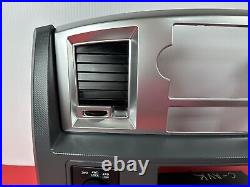 06-08 Dodge Ram 1500 2500 Radio Dash Trim Bezel A/C Heater Climate Control OEM