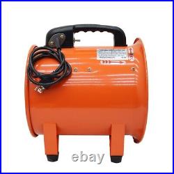 110V 10in Axial Fan Cylinder Pipe Spray Booth Paint Fumes Blower 55 m³/min