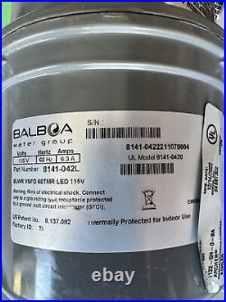 Balboa 1.0 HP Quiet-Flo Bath Heated Air Blower 115V 63A NEMA PLUG 8141-042L