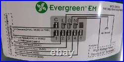 Genteq Evergreen EM Blower Motor 1HP 6210E, 5SME39SX L449
