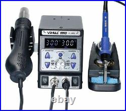Soldering Station Hot Air Blower Gun With Adjustable Power With Accesories Tools