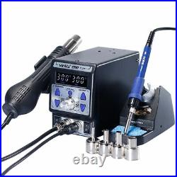 Soldering Station Hot Air Blower Gun With Adjustable Power With Accesories Tools